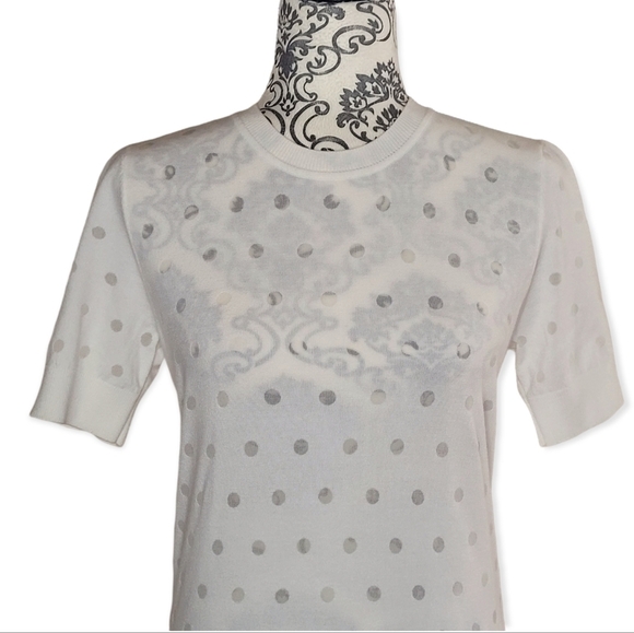 Karl Lagerfeld short sleeve sweater size small​ - Picture 2 of 12